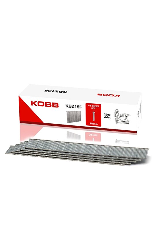 KBZ15F 15mm 2500 Adet FEJ8 Serisi Ağır Hizmet Tipi Kesik Başlı Çivi