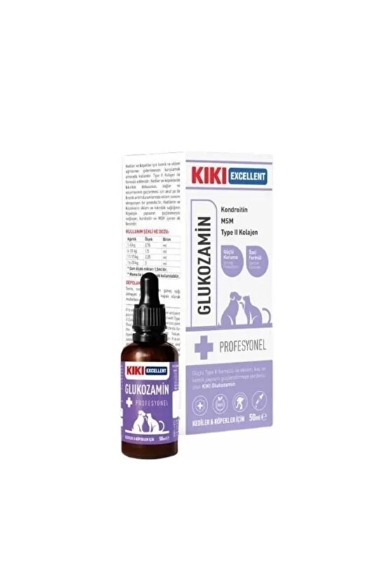Glukozamin Eklem ve Kediler ve Köpekler için Şurup 50 Ml