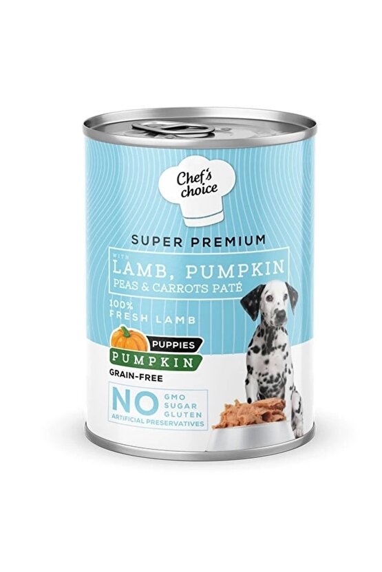 Chefs Choice Kıyılmış Kuzu Etli ve Balkabaklı Yavru Köpek Konservesi 400 Gr