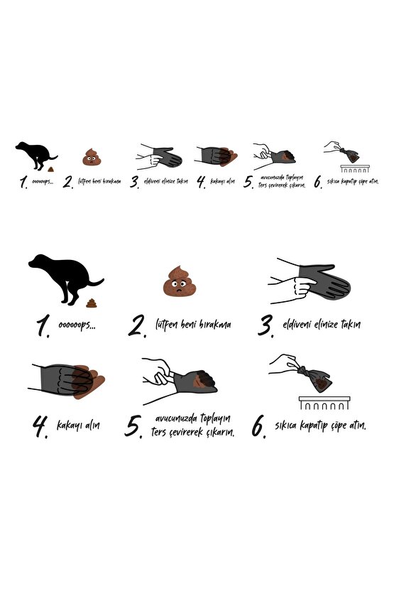 Pet Tuvalet Eldiveni 50 Adet