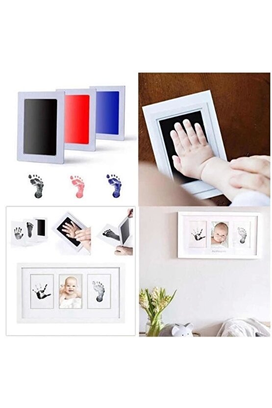Bebek El Ve Ayak Izi Anı Baskı Seti