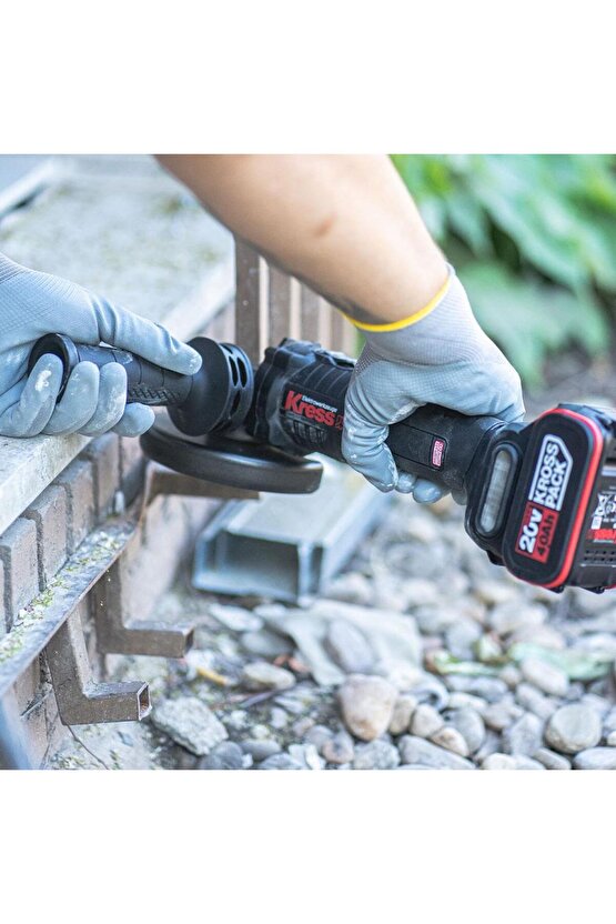 KUH10.2 20Volt 4.0Ah. Li-ion Çift Akülü 125mm Kömürsüz Profesyonel Şarjlı Devir Ayarlı Avuç Ta