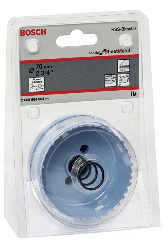 Special Serisi Metal Ve Inox Malzemeler için Delik Açma Testeresi 70 mm