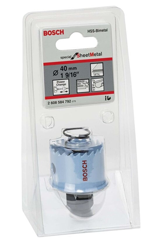 Special Serisi Metal Ve Inox Malzemeler için Delik Açma Testeresi 40 mm