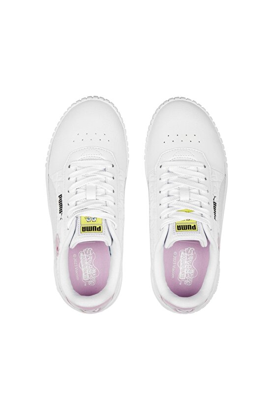 Carina 2.0 Spongebob Jr  - Sünger Bob Detaylı Beyaz Sneaker