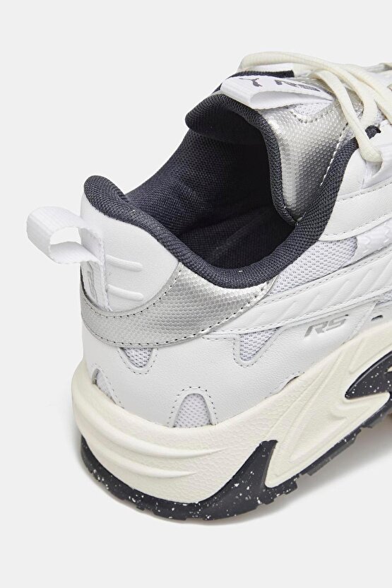 RS-Trck Metallic Beyaz Erkek Spor Ayakkabı