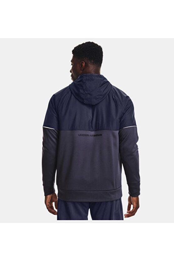 Erkek Armour Fleece® Storm Tam Boy Fermuarlı Kapüşonlu Üst