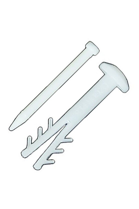 Pratik Plastik Çivili Korniş Dübeli Del Çak Dübeli 500 Adet