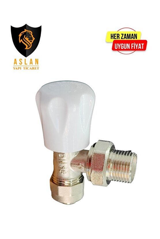 - Kalde Petek Vanası Köşe Radyatör Vanası - Düz