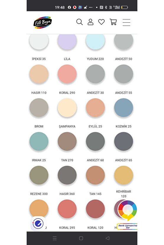 FAWORİ SİLİKONLU İPEK BOYA 2,5 LT YIKANABİLİR VE SİLİNEBİLİR