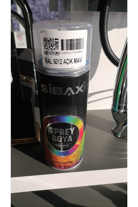 Sibax Ral 5012 Açık Mavi Sprey Boya