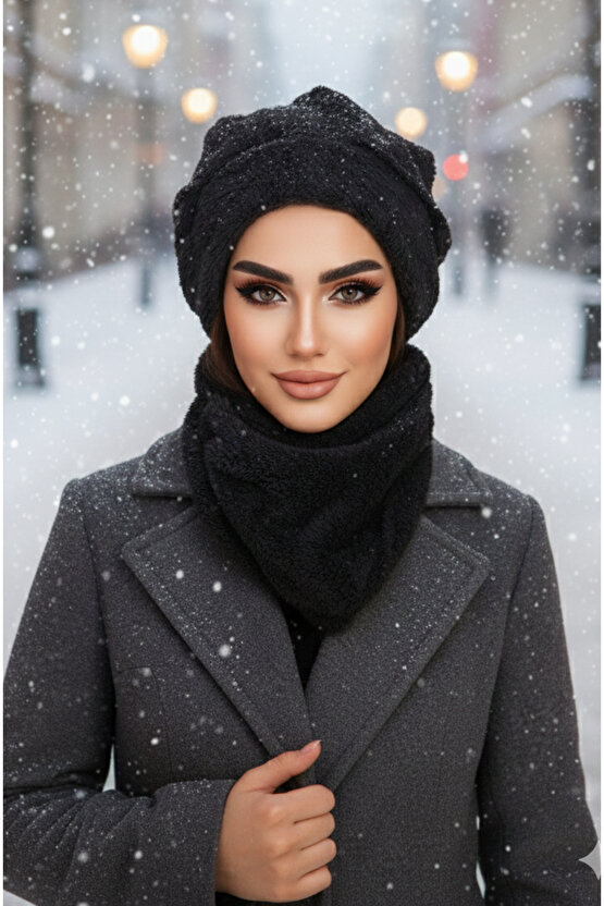 Siyah Kürk Bere Ve Etol Takım