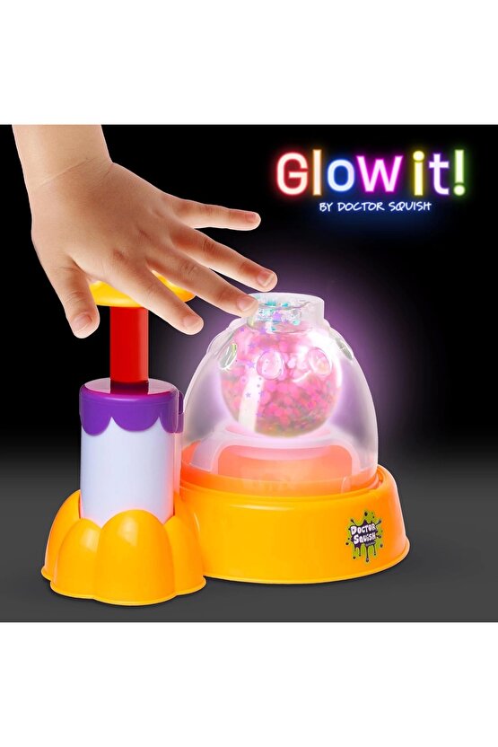 Doctor Squish Pack Refill Neon, Yedek Paket Parlak Simli Sukuşi Yapım Seti - Doktor Sukuşi - Sukuşi