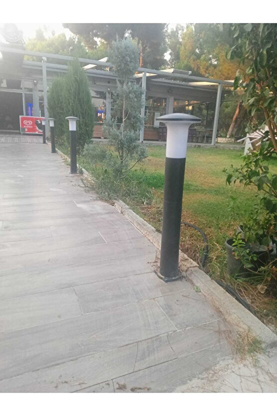 80 Cm, E27 Duy, Elektrikle Çalışır Dış Mekan Aplik, Plastik Bahçe, Duvar, Yol Armatürü, Ampul Hariç