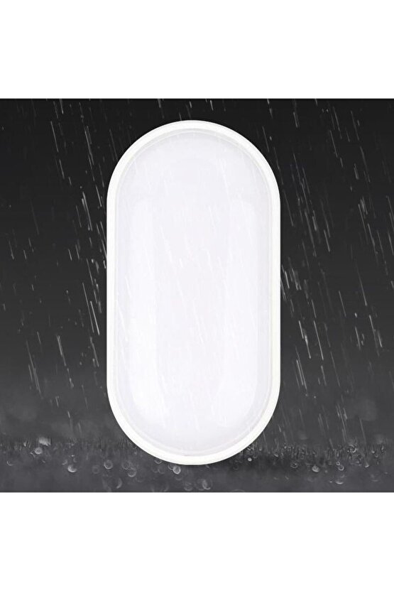 20 Watt Beyaz Işık Ledli Nemli Alan, Dış Mekan, Bahçe, Banyo, Teras, Balkon, Kamelya, Veranda Apliği