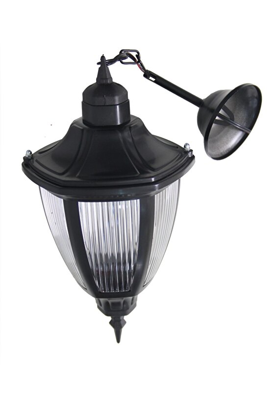 Siyah İç ve Dış Mekan Bahçe Teras Tekli Sarkıt, 2 Adet, Şık ve Modern.