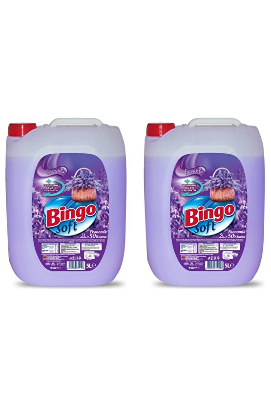 Soft Lavanta Rüzgarı Çamaşır Yumuşatıcısı 5 Litre 2 Li