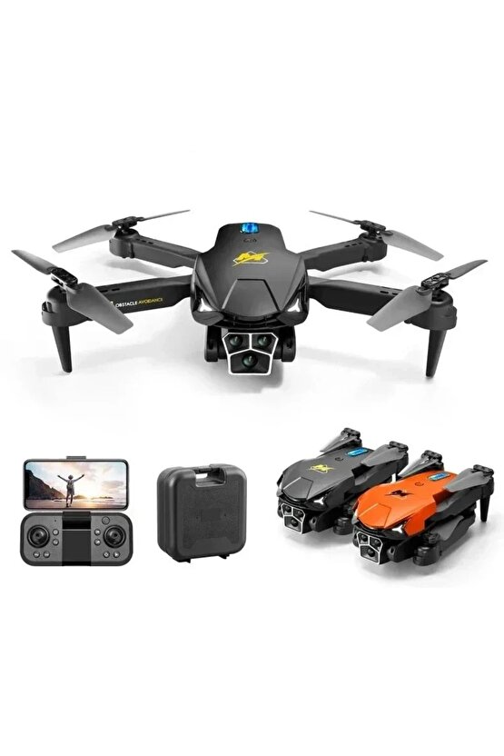 ÇİFT KAMERA VE BATARYALI DRONE UZAKTAN KUMANDALI APP DESTEKLİ QUADCOPTER TEK TUŞ İLE İNİŞ KALKIŞ