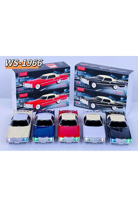 CADİLLAC ELDORADO NOSTALJİK ARABA ŞEKLİNDE BLUETOOTH SPEAKER ŞARJLI KABLOSUZ HOPARLÖR