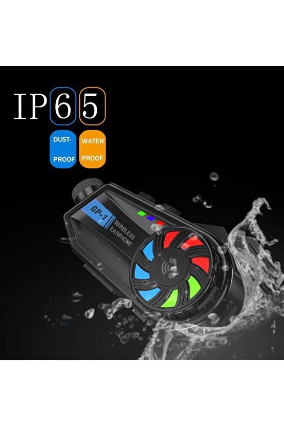 Kameralı Intercom Motosiklet Bluetooth Kask Kulaklık Ses Kontrolü 1080p Video Kayıt Videolu Interkom