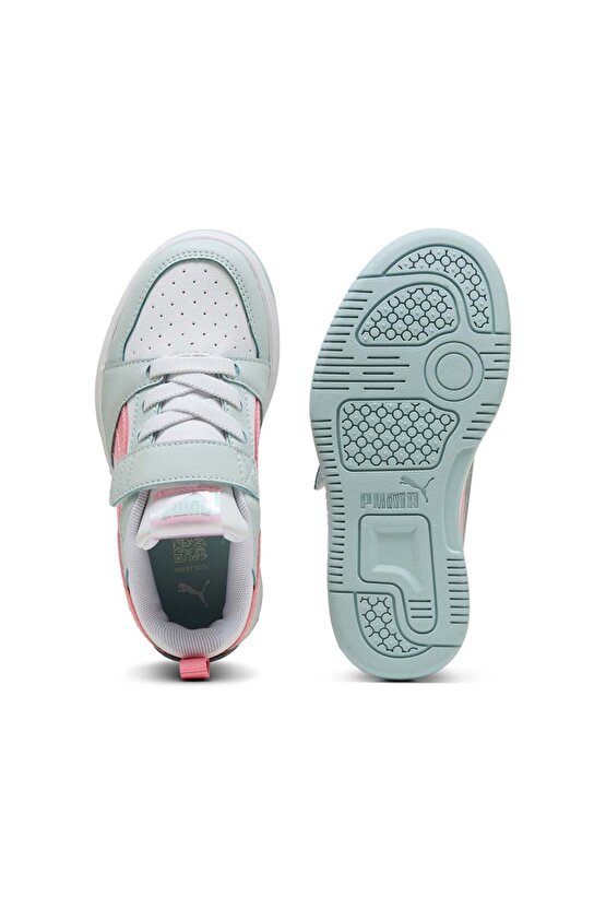 Rebound V6 Lo Space Belle Ac+Ps Çocuk Spor Ayakkabı BEYAZ YEŞİL