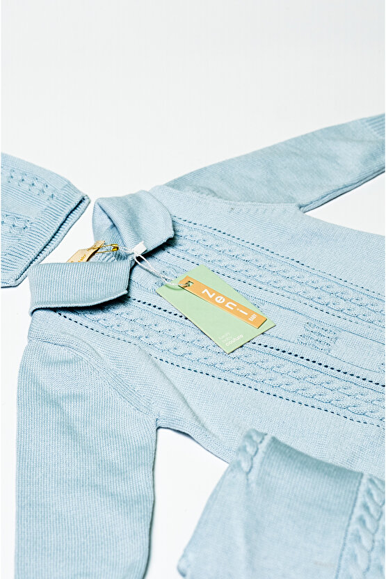 Yeni Doğan 5li Örme Triko Tulum Set