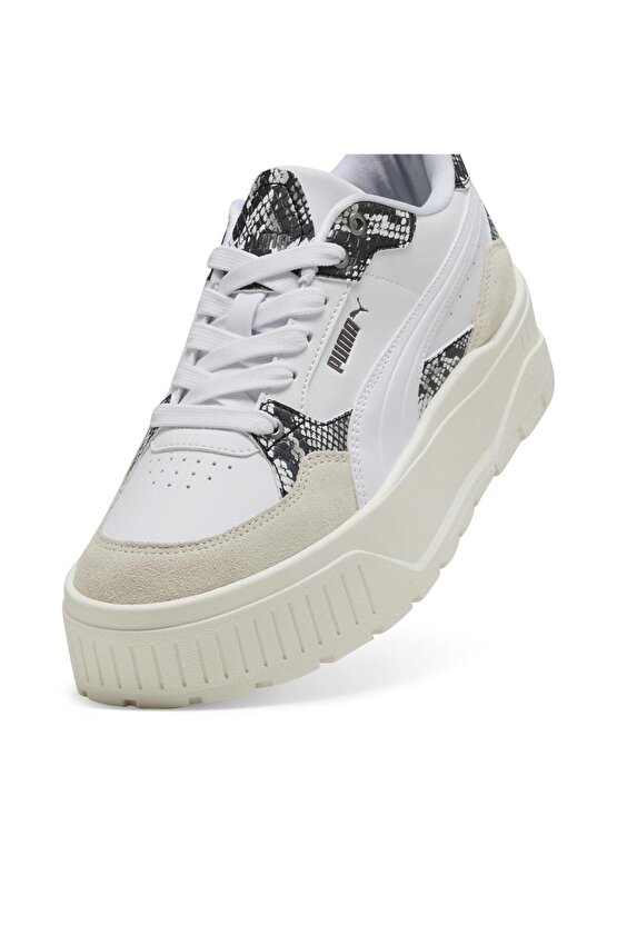 Karmen II Idol Snake Chic White-Warm White KADIN MODA AYAKKABI