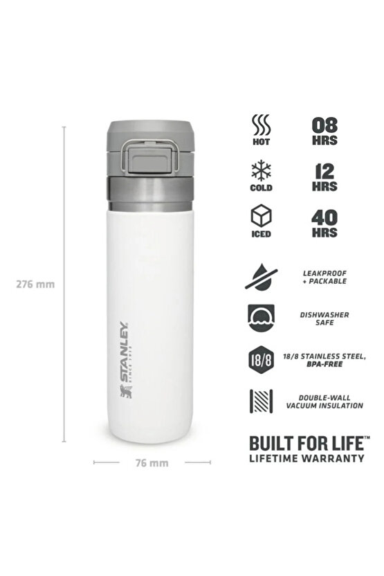 The Quick Flop 0.7l Beyaz Termos