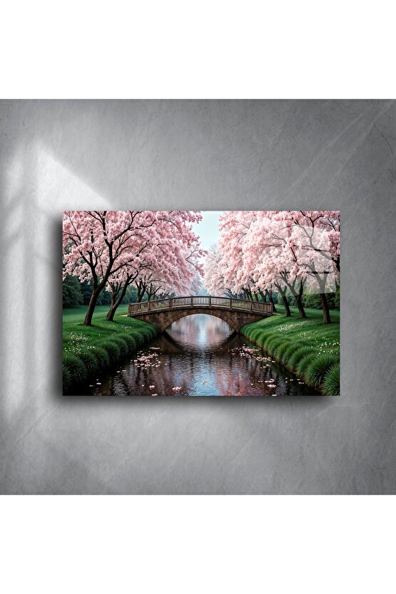 Bahar Temalı Manzara Tuval Tablo