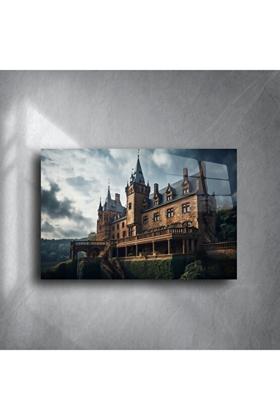 Gotik Şato Cam Tablo