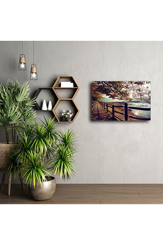 Cam Duvar Sanatı Doğal Yürüyüş Yolu Paneli