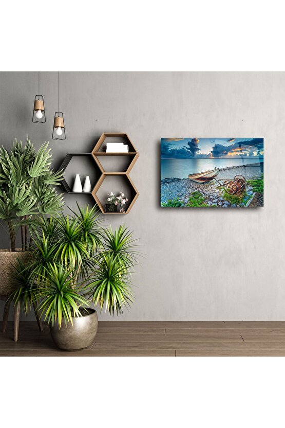 Cam Tablo Deniz Manzaralı