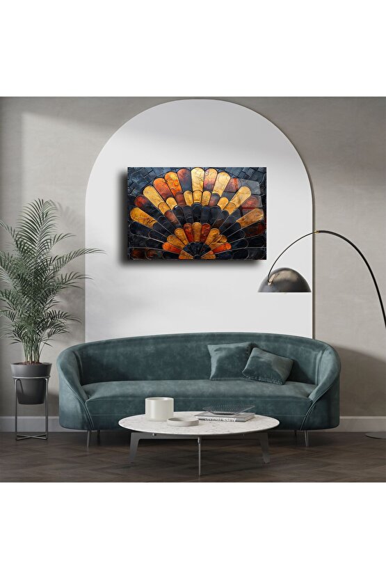 El Yapımı Lüks Cam Mozaik Duvar Dekoru