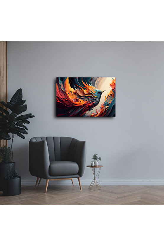 Karışık Desenler Cam Tablo Duvar Dekoru 10