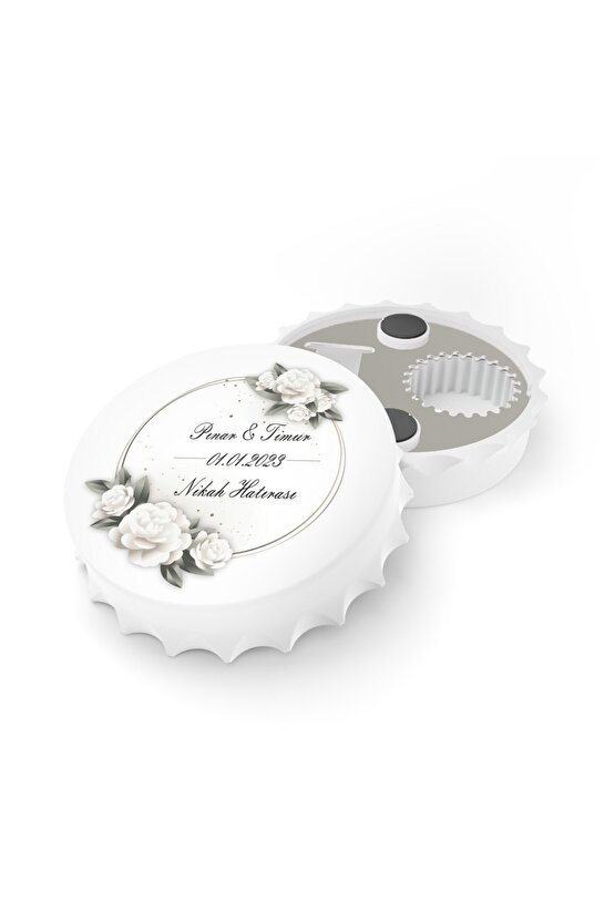 50 Adet Kapak Açacak Magnet Buzdolabı Süsü, Söz, Nişan, Kına, Nikah, Düğün Hatırası Promosyon 8