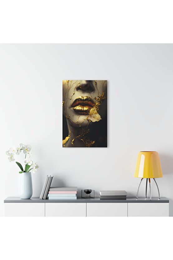 Kadın Model Cam Tablo Duvar Dekoru 17