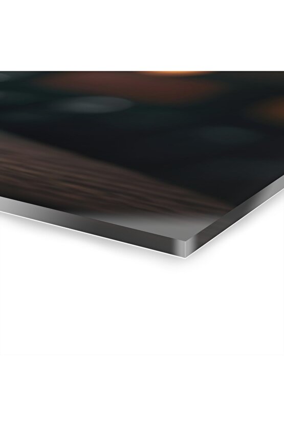 Mikrofon Solist Müzik Cam Tablo Duvar Dekoru