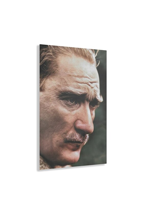 Atatürk Model 4 Cam Tablo Duvar Dekoru