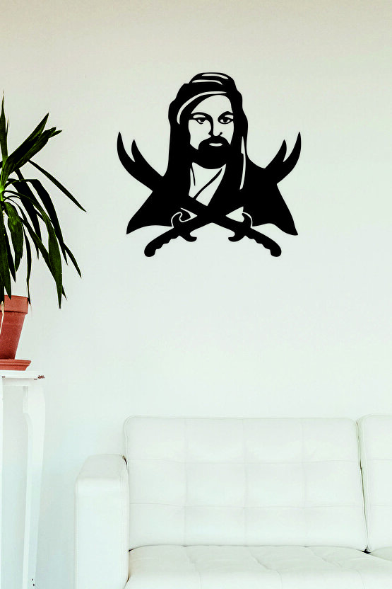 Hz. Ali Zülfikar Lazer Kesim Ahşap Duvar Dekoru 50*50