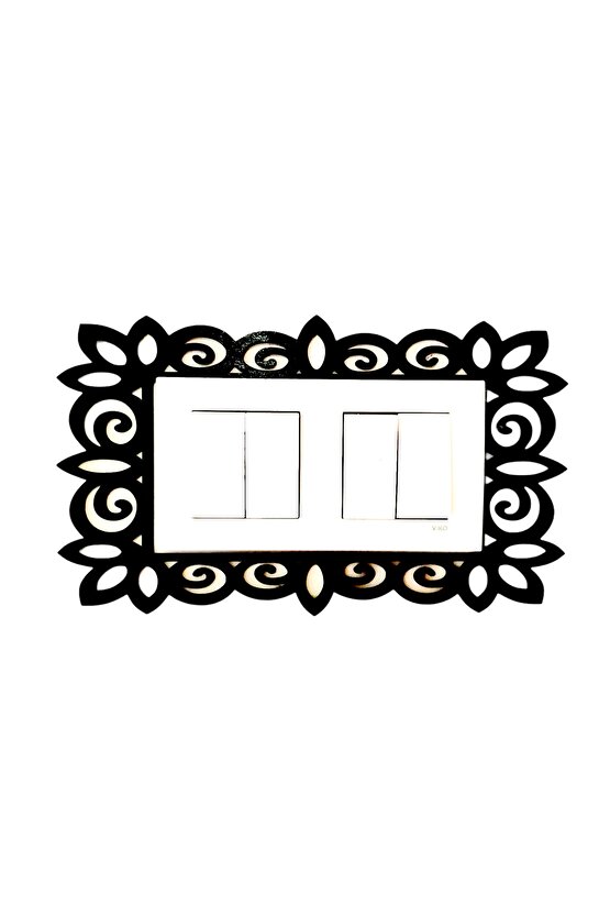 Desenli Ikili Prizlik Duvar Süsü 3mm Mdf 2