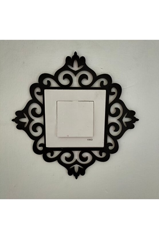 Leylazer Motifli Tekli Priz Anahtar Çerçeve Süsü