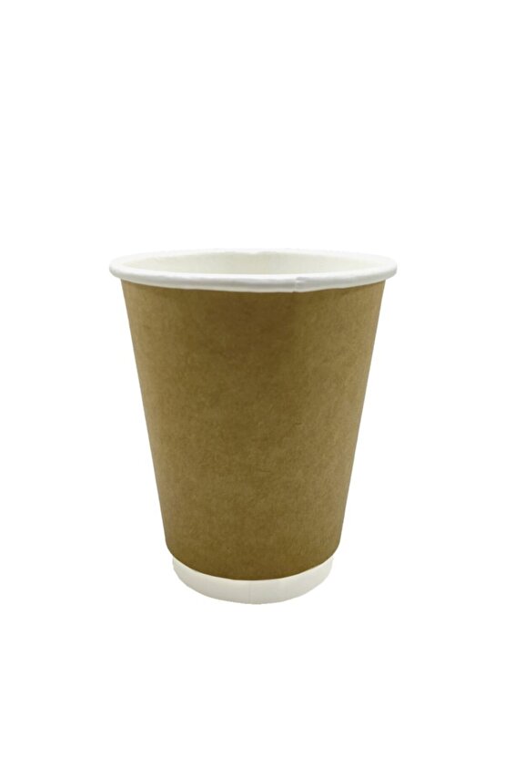 14 Oz Double Wall Kraft Karton Bardak - 500lü