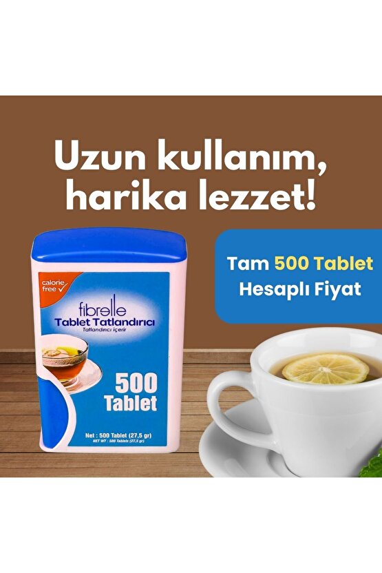Tablet Tatlandırıcı 500lük Kutu
