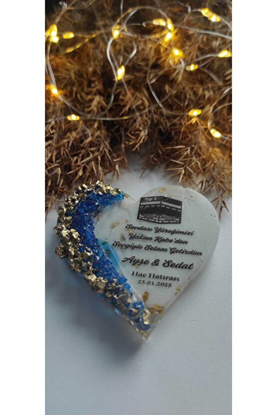 Hac Kabe Umre Hediyelik 10 Adet Epoksi Magnet Hatıra Hediyelik