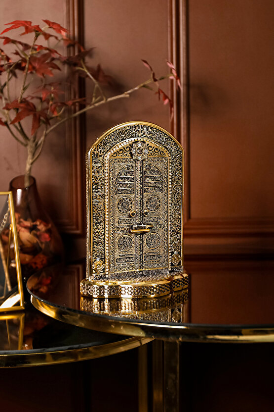 LÜKS BİBLO AYETEL KÜRSİ İŞLEMELİ KABE KAPISI DEKORATİF OBJE