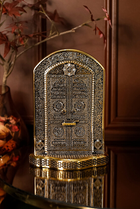 LÜKS BİBLO AYETEL KÜRSİ İŞLEMELİ KABE KAPISI DEKORATİF OBJE