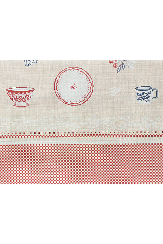 Mavel Pvc Masa Örtüsü - Bej - 100x140 Cm