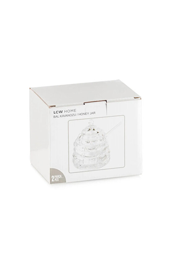 LCW HOME Renksiz Cam Bal Kavanozu 9 cm