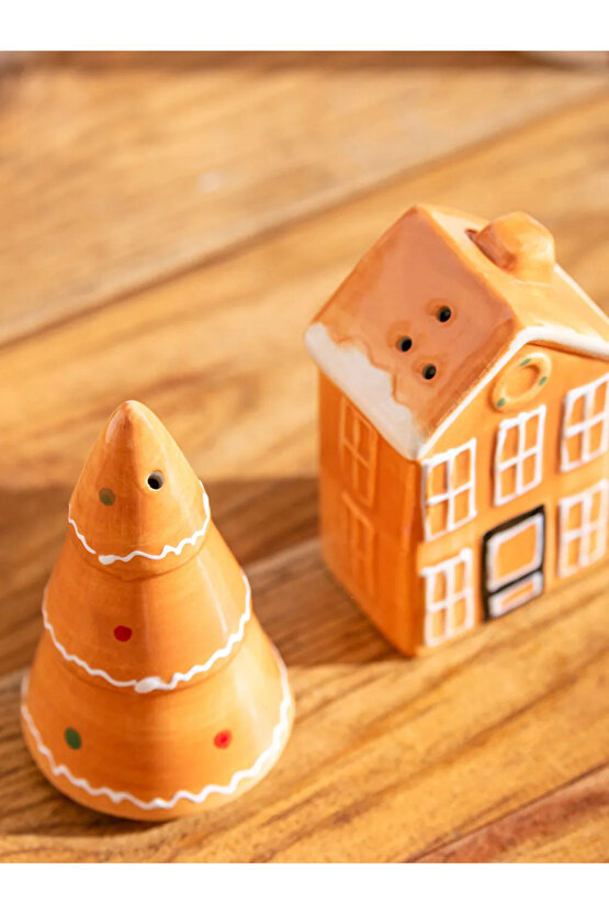 LCW HOME Karışık Baskılı Seramik Tuzluk Ve Biberlik