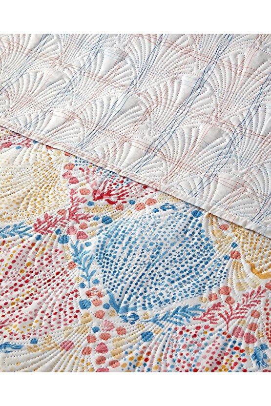 Coastal Treasures King Size Çok Amaçlı Örtü Pembe